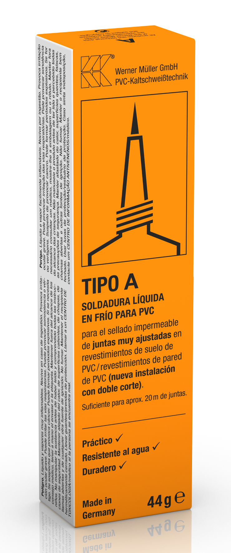 TIPO A  Técnica de soldadura en frío de PVC